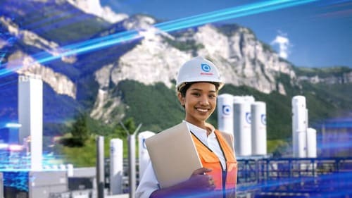 Employée souriante de Somal air liquide